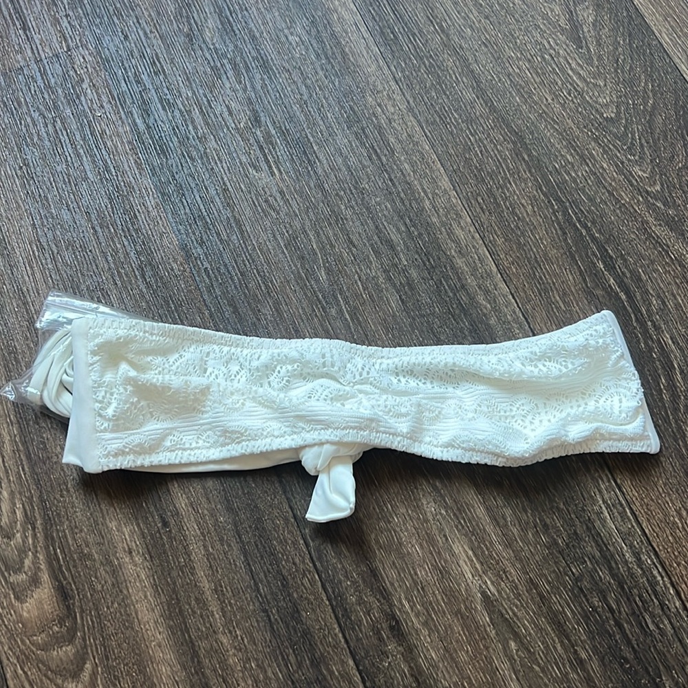 Melissa Odabash White Bandeau Top